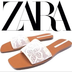 minimal flat sandals zara
